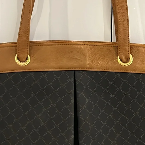 Longchamp Black and Brown Tote Bag - Picture 2 of 15